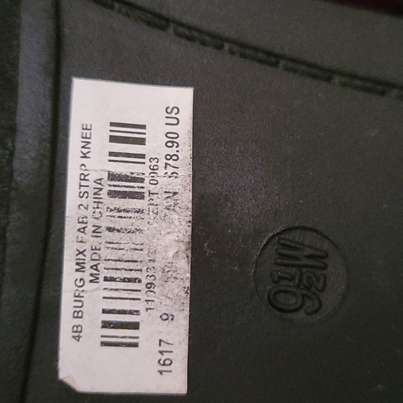 Burgundy Knee High Boots - Picture 1 of 6